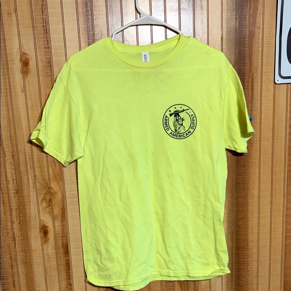 Jerzees Neon Yellow Short Sleeve Tee